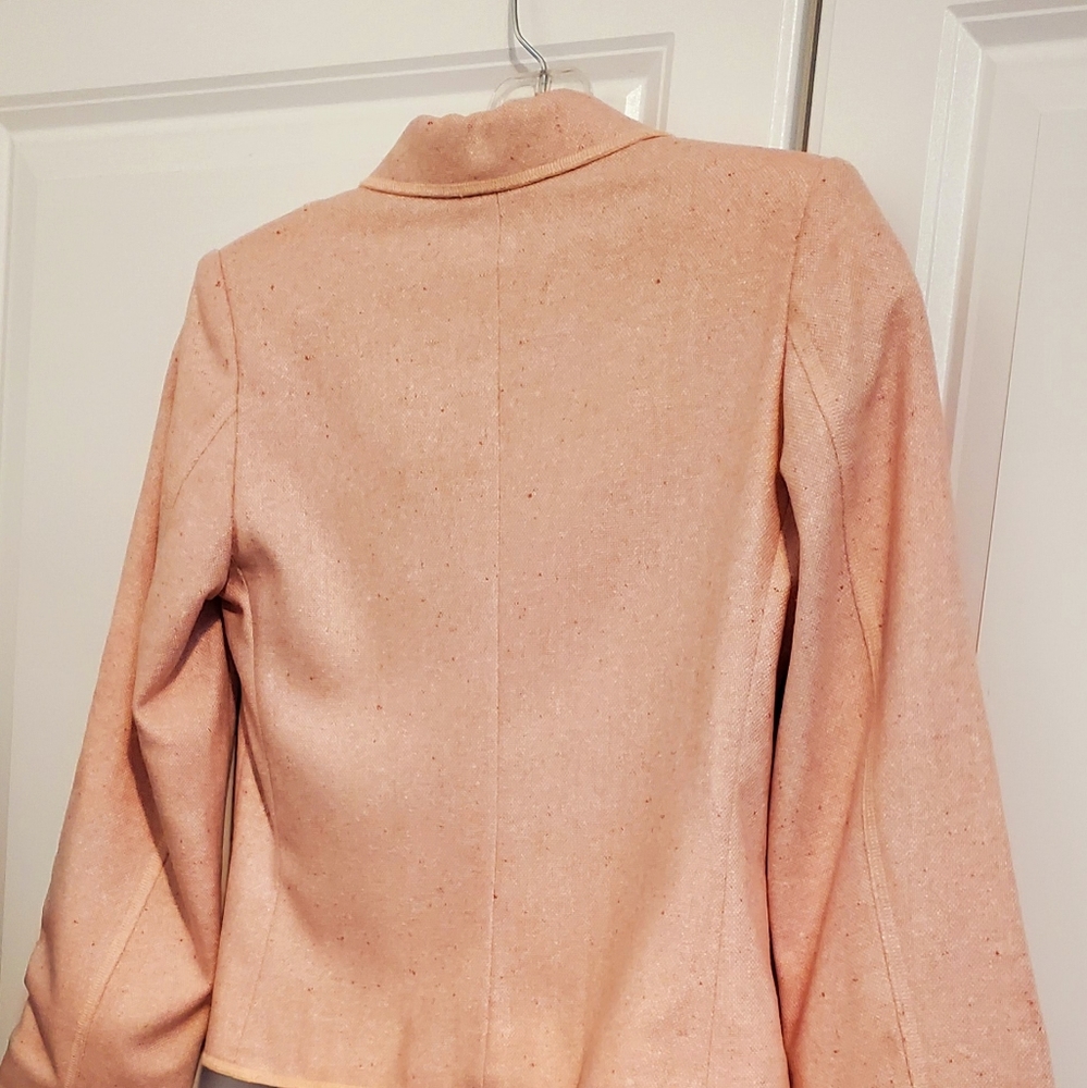 NWT-MAGIL BUTTON'S UP YOUTH GIRLS PEACHY PINK BLAZER JACKET- ITALY10- - Picture 14 of 15